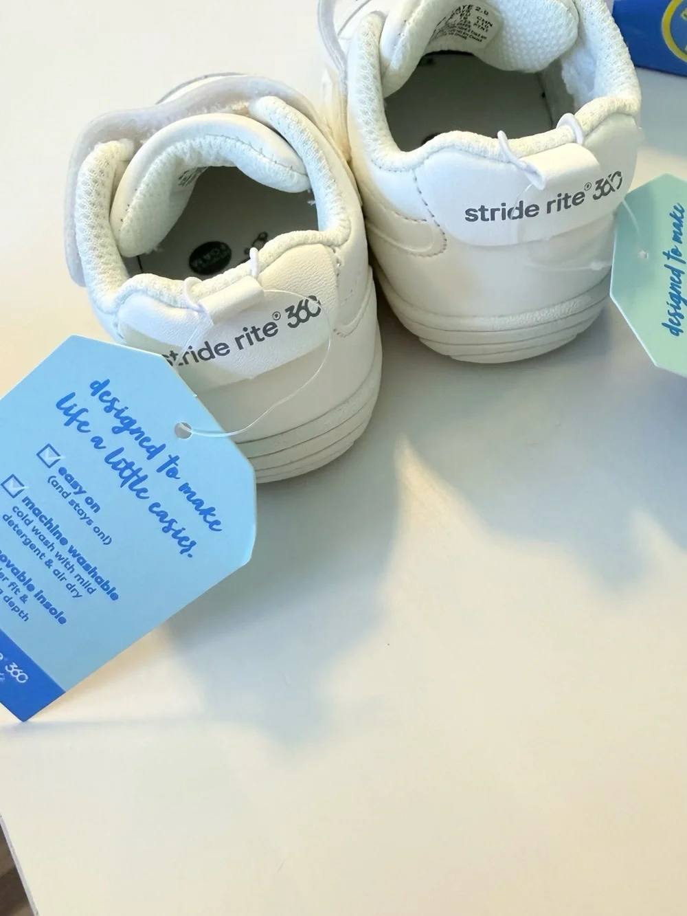 Stride Rite White Infant Walker Sneakers